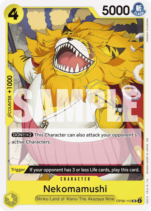 Nekomamushi Card Front
