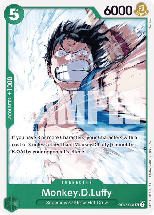 Monkey.D.Luffy Card Front
