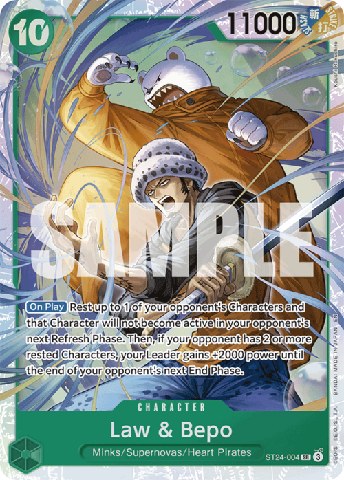 Law & Bepo Card Front