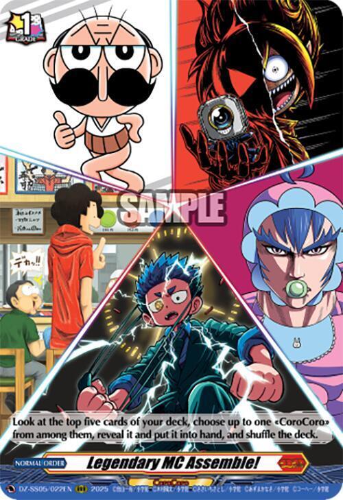 Legendary MC Assemble! Card Front