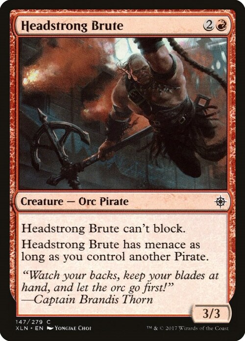 Headstrong Brute Card Front