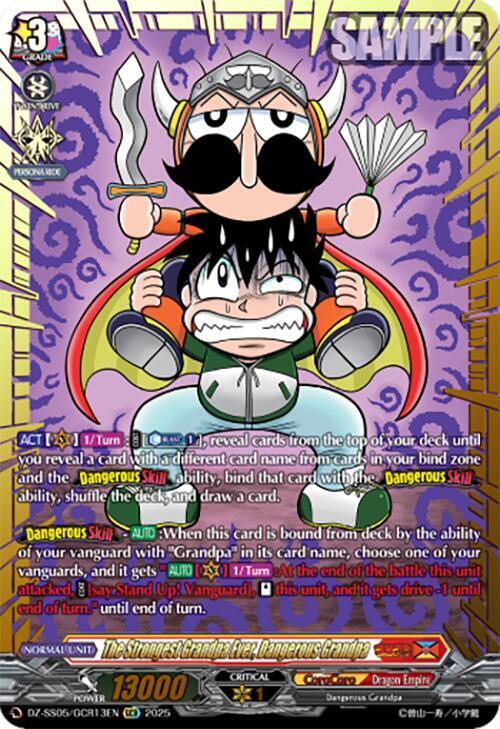 The Strongest Grandpa Ever, Dangerous Grandpa Card Front