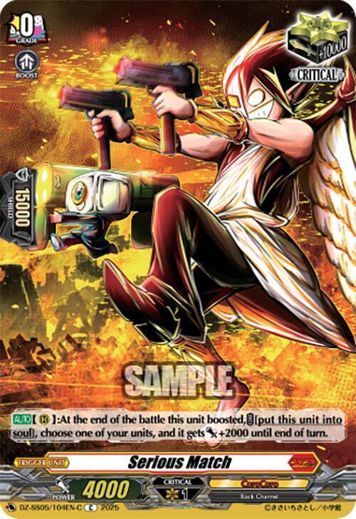 Serious Match Card Front