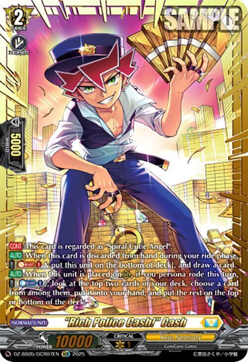 "Rich Police Cash!" Cash Card Front