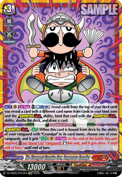 The Strongest Grandpa Ever, Dangerous Grandpa Card Front