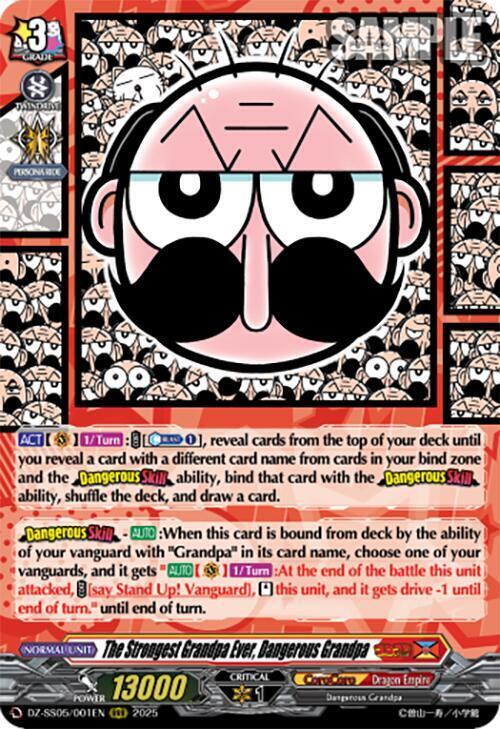 The Strongest Grandpa Ever, Dangerous Grandpa Card Front