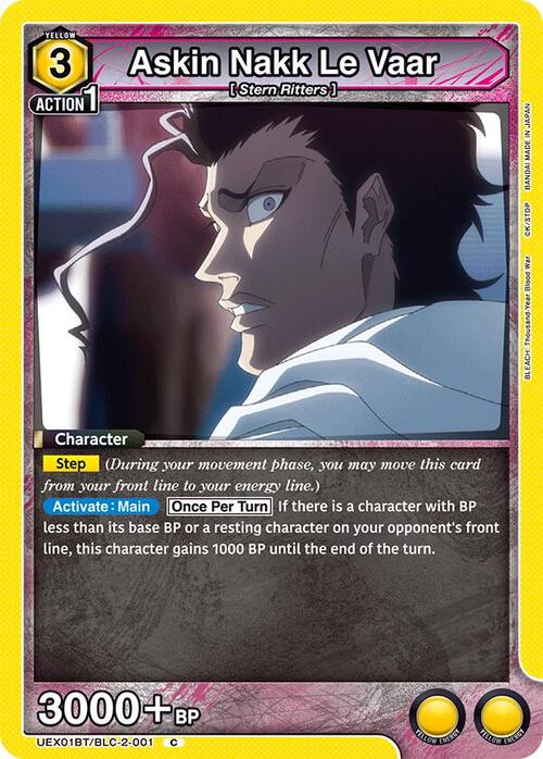 Askin Nakk Le Vaar Card Front