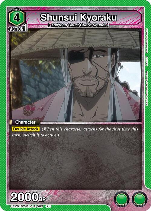 Shunsui Kyoraku Card Front