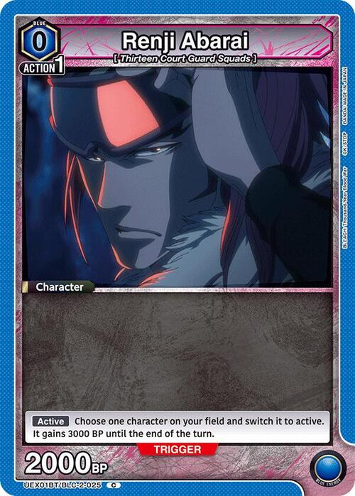 Renji Abarai Card Front