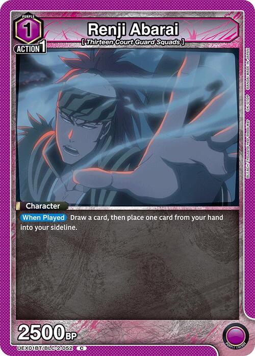 Renji Abarai Card Front