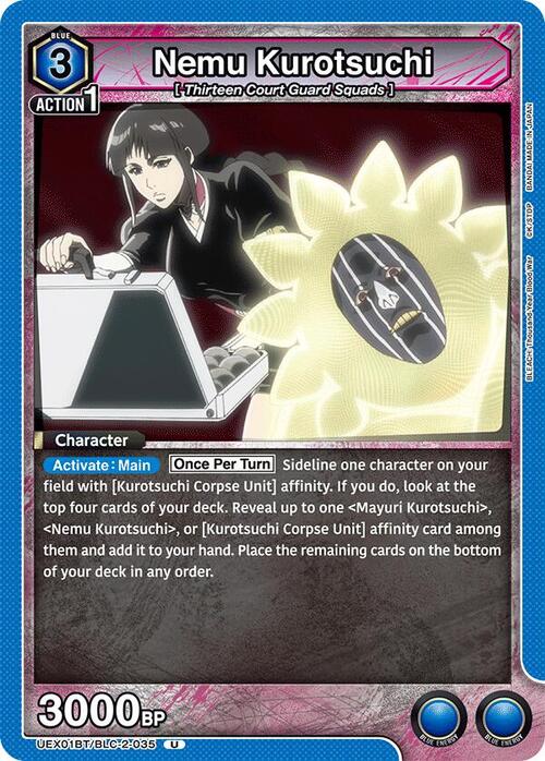 Nemu Kurotsuchi Card Front