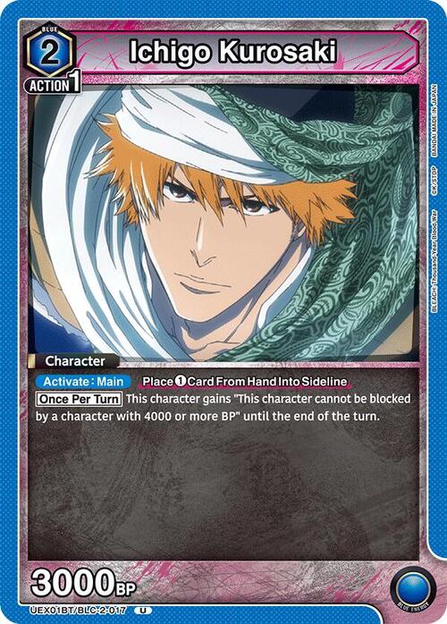 Ichigo Kurosaki Card Front