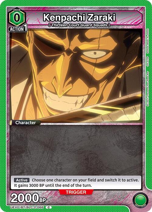 Kenpachi Zaraki Card Front
