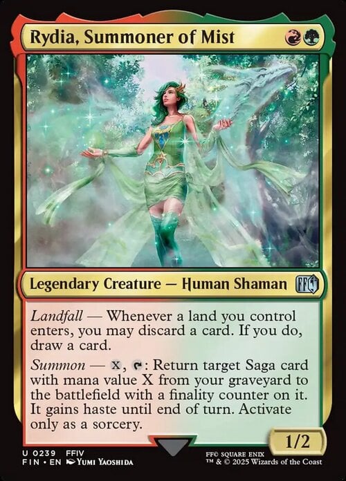 Rydia, Summoner of Mist Card Front