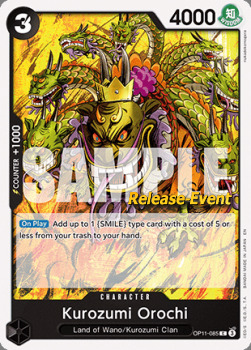 Kurozumi Orochi Card Front