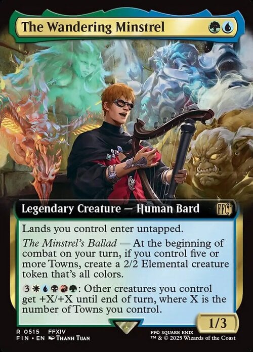 The Wandering Minstrel Card Front