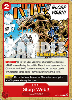 Glorp Web!! Card Front