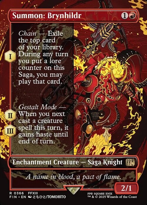 Summon: Brynhildr Card Front