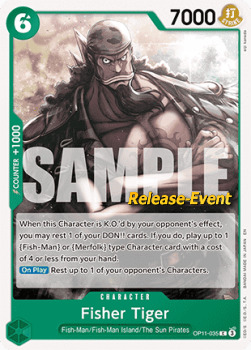 Fisher Tiger Card Front