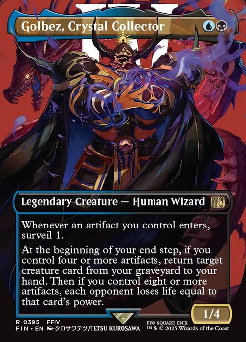 Golbez, Crystal Collector Card Front
