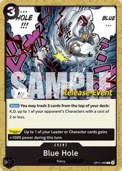 Blue Hole Card Front