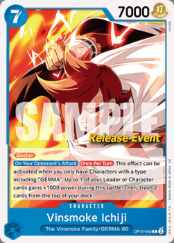 Vinsmoke Ichiji Card Front