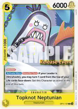 Topknot Neptunian Card Front