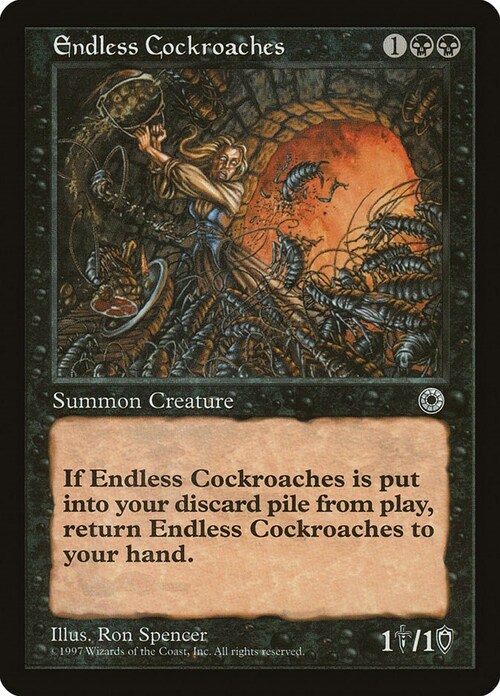 Endless Cockroaches Card Front