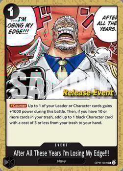 After All These Years I'm Losing My Edge!!! Card Front