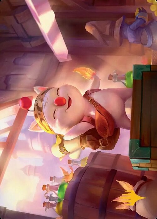 Art Series: Stiltzkin, Moogle Merchant Card Front