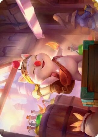 Art Series: Stiltzkin, Moogle Merchant Card Front