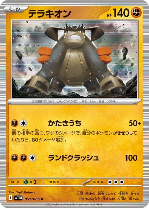Terrakion Card Front