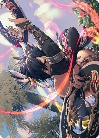 Art Series: Dancer's Chakrams Card Front