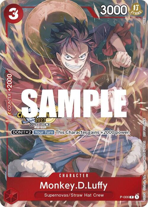 Monkey.D.Luffy Card Front