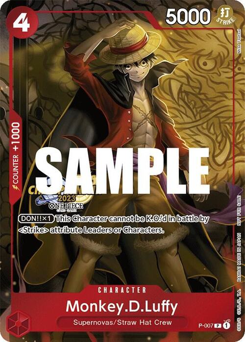 Monkey.D.Luffy Card Front