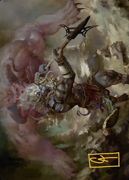 Art Series: Kimahri, Valiant Guardian Card Front