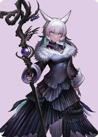 Art Series: Y'shtola, Night's Blessed Card Front