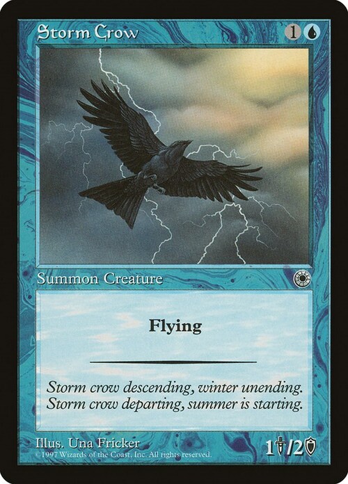 Storm Crow Card Front