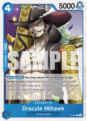 Dracule Mihawk · OP-11 Release Event P-081