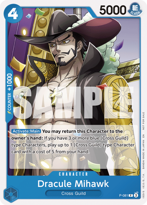 Dracule Mihawk Card Front