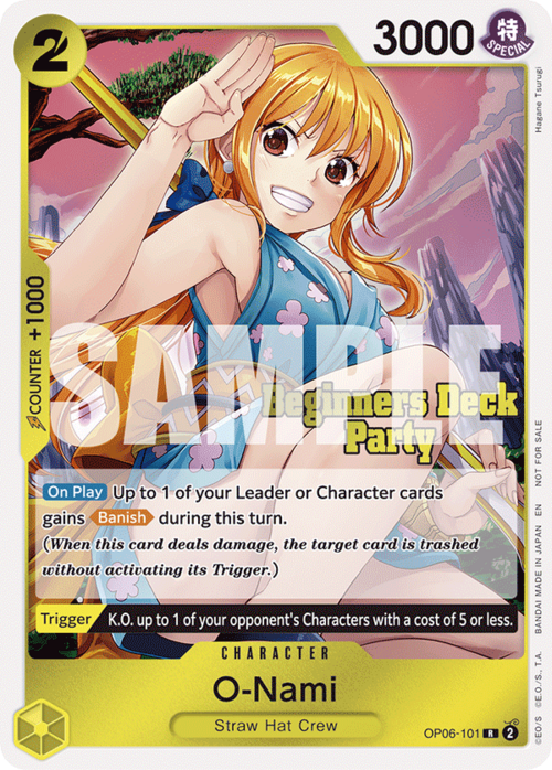 O-Nami Card Front