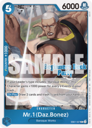 Mr.1(Daz.Bonez) · Beginners Deck Party EB01-027