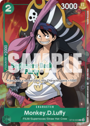 Monkey.D.Luffy · Beginners Deck Party | Winner Pack ST16-005