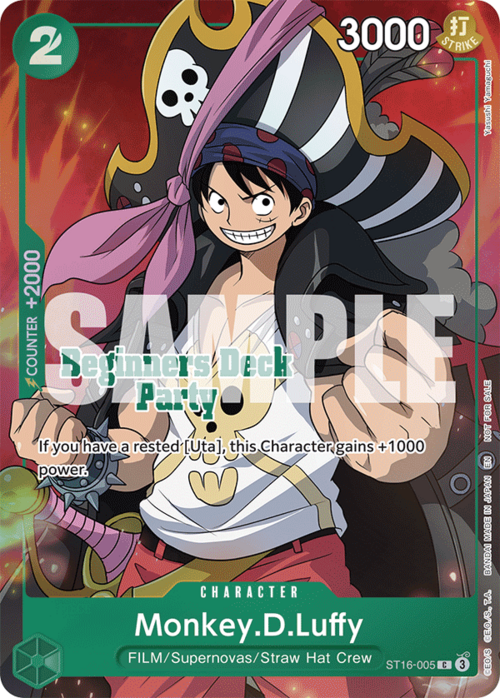 Monkey.D.Luffy Card Front