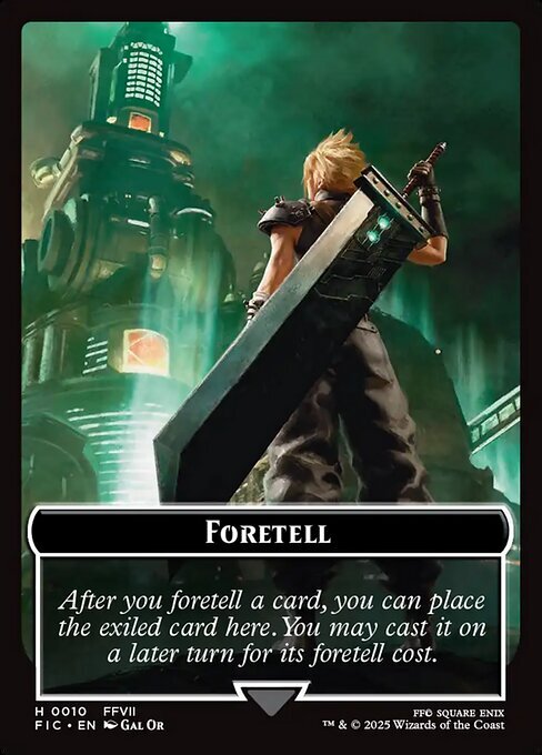 Foretell // Treasure Card Front