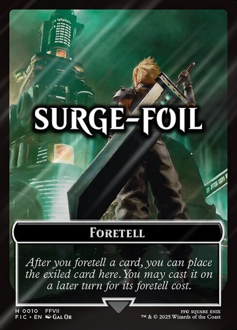 Foretell // Treasure Card Front