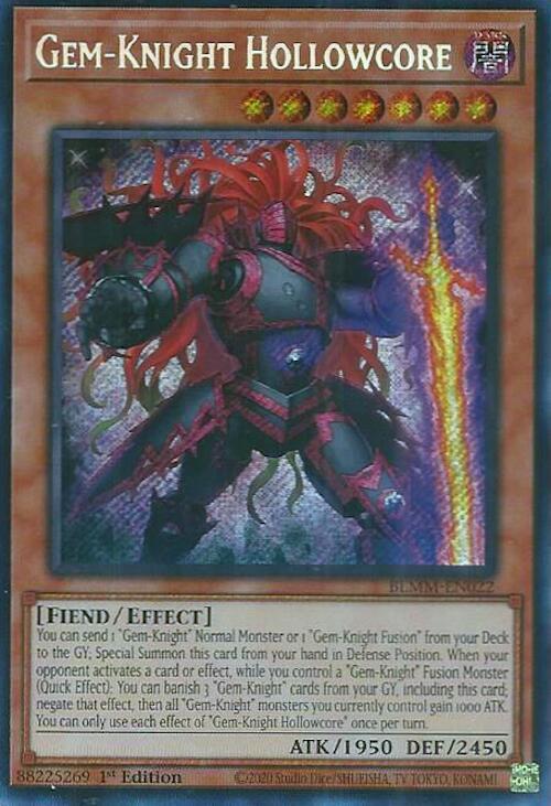 Gem-Knight Hollowcore Card Front