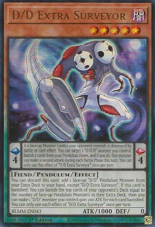 D/D Extra Surveyor Card Front