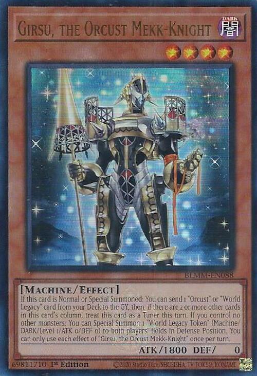 Girsu, the Orcust Mekk-Knight Card Front