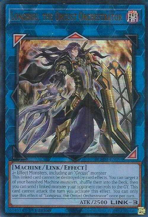 Longirsu, the Orcust Orchestrator Card Front